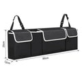 Car Trunk & Backseat Organizer Bag — 90cm Oxford, 4 Pockets, Universal Fit