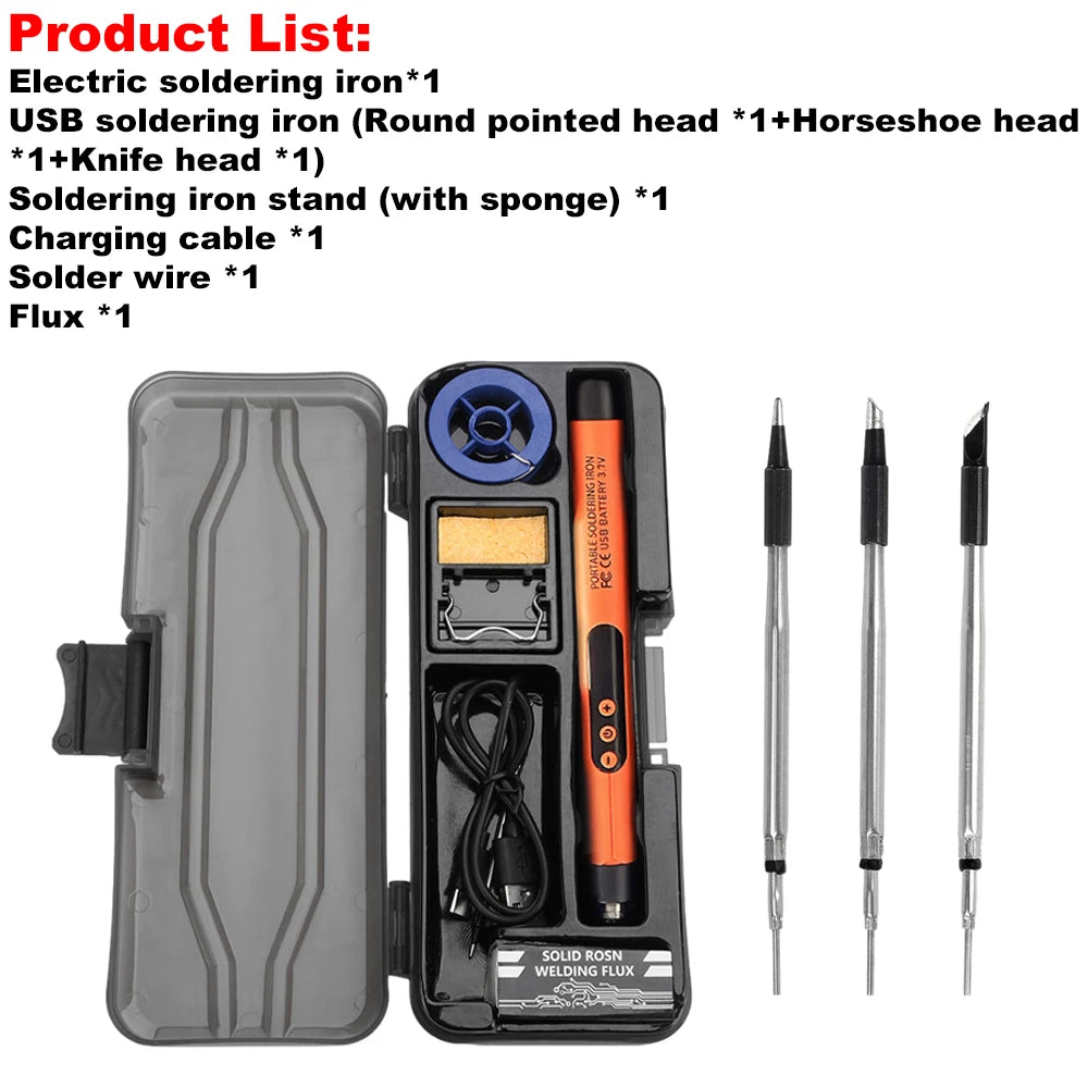 Aideepen C200S cordless soldering iron and replacement tips — product image 14
