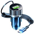 EDEBA dual-port in-car USB charger product overview