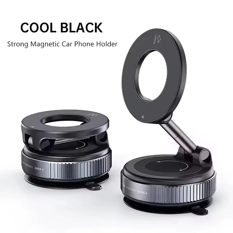 Vacuum Magnetic Car Phone Holder 360°