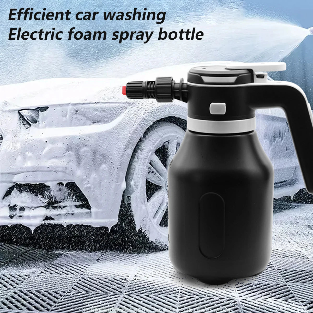 2L Portable Electric Pressure Washer with Foam Cannon