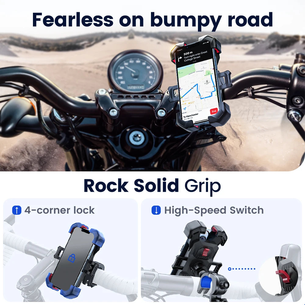 Joyroom Bike Phone Holder 360° — Universal Mount for 4.7–7" Phones