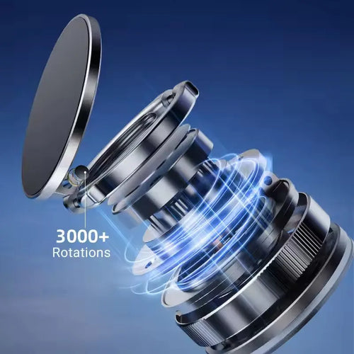360 Degree Rotating Magnetic Car Phone Holder With Super Strong Suction Cup Mount For All Smartphones