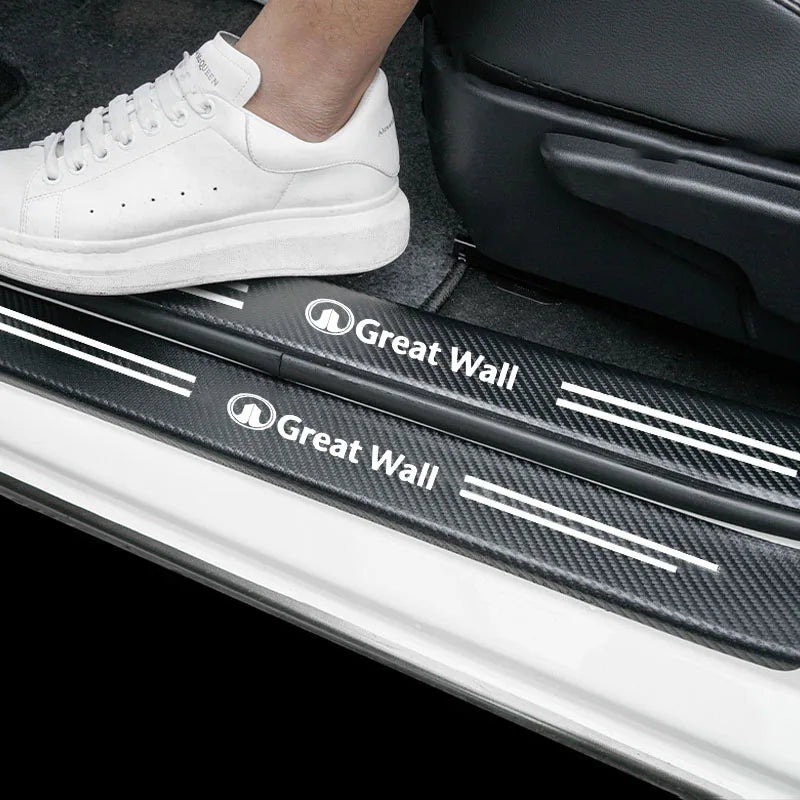 Car Door Sill Plate Protector For Great Wall Haval GWM UTE Tank Poer Voleex C10 C30 C50 Steed Wingle 5 7 POWER Pao Accessories
