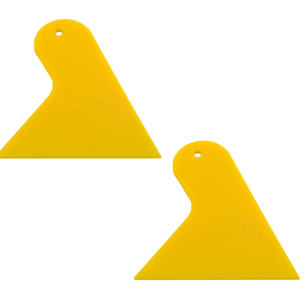 2Pcs/set Car Window Vinyl Film Wrapping Scraper Tool Car Sticker Installation Cleaning Tool Glue Remove Wiper Car Accessories