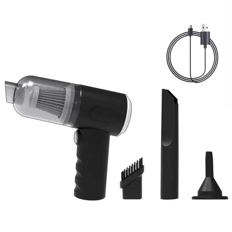 9000Pa Wireless Car Vacuum Cleaner — 120W, 1200mAh, 25 Min, Wet & Dry