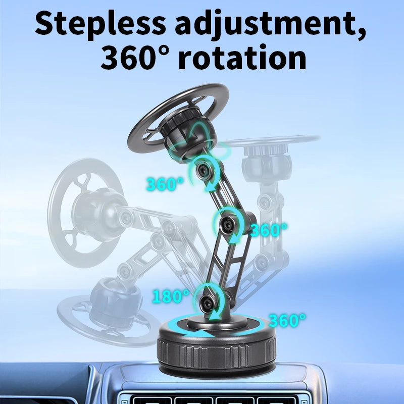 Robotic Arm Magnetic Car Phone Holder 360°