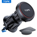 TOPK Magnetic Car Phone Holder — Air Vent Mount, 6 N52 Magnets, 360°, Universal
