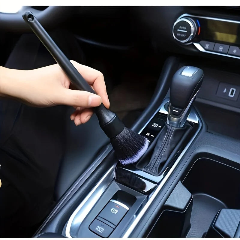 1pcs Car Interior Detailing Brush Soft Bristle Cleaning Brush Motorcycle CarCleaning Tool Auto Detail Dash Duster Brush