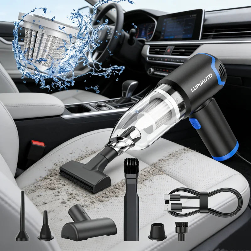 12000Pa Wireless Car Vacuum Cleaner — 4-in-1, 60000RPM