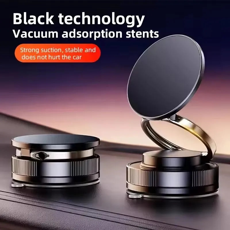 360° Rotating Magnetic Car Phone Holder - Super Strong Suction Cup Mount for All Smartphones