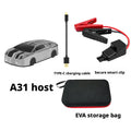 Portable Car Jump Starter & Power Bank 12V — 1200A Peak, Emergency Booster