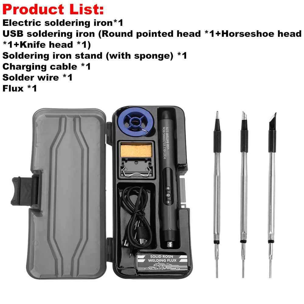 Aideepen C200S cordless soldering iron and replacement tips — product image 15