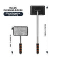 Brosse télescopique de nettoyage de pare-brise - Outil de désembuage pour vitres de voiture à long manche