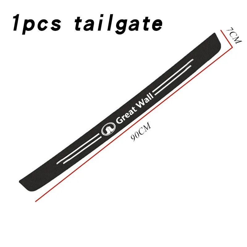 Car Door Sill Plate Protector For Great Wall Haval GWM UTE Tank Poer Voleex C10 C30 C50 Steed Wingle 5 7 POWER Pao Accessories