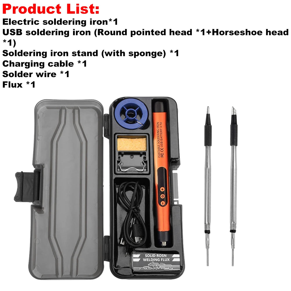 Aideepen C200S cordless soldering iron and replacement tips — product image 11