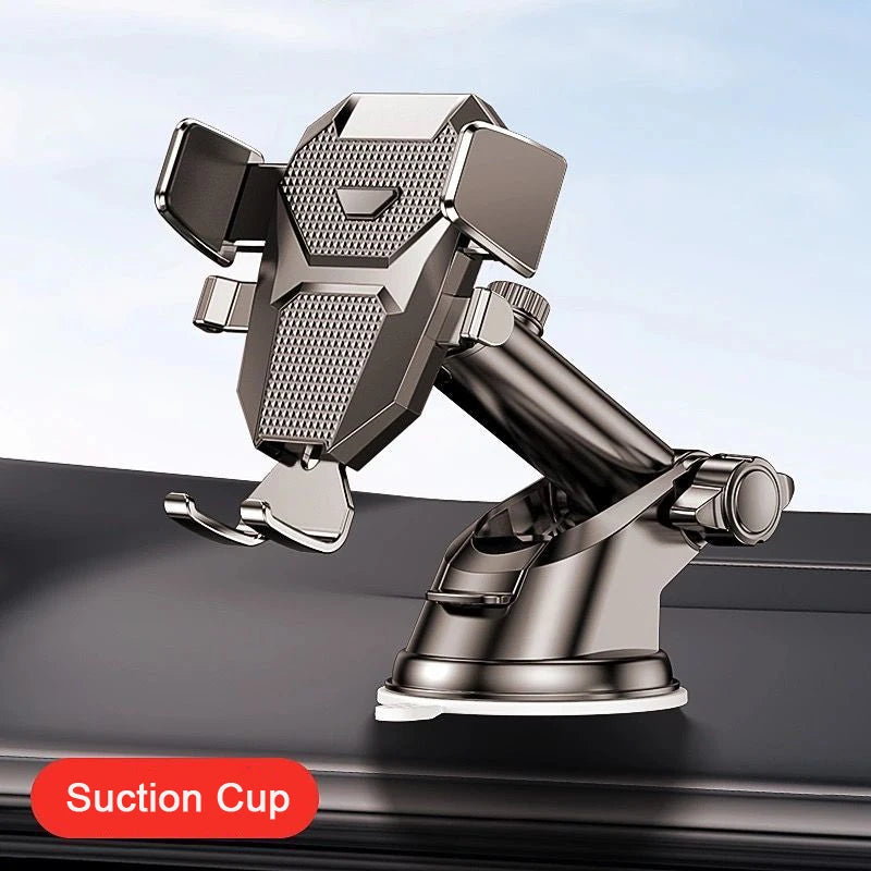 Support universel à ventouse pour téléphone de voiture 2026 - Fixation à 360° sur pare-brise et tableau de bord - Compatible avec les smartphones de 4 à 7 pouces