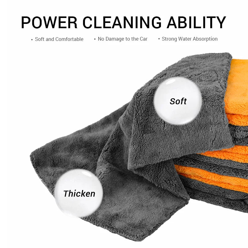 Microfiber Cleaning Cloths 40x40cm — 1/3/6/9pcs