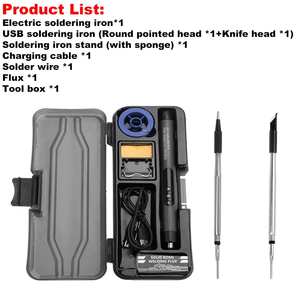 Aideepen C200S cordless soldering iron and replacement tips — product image 10