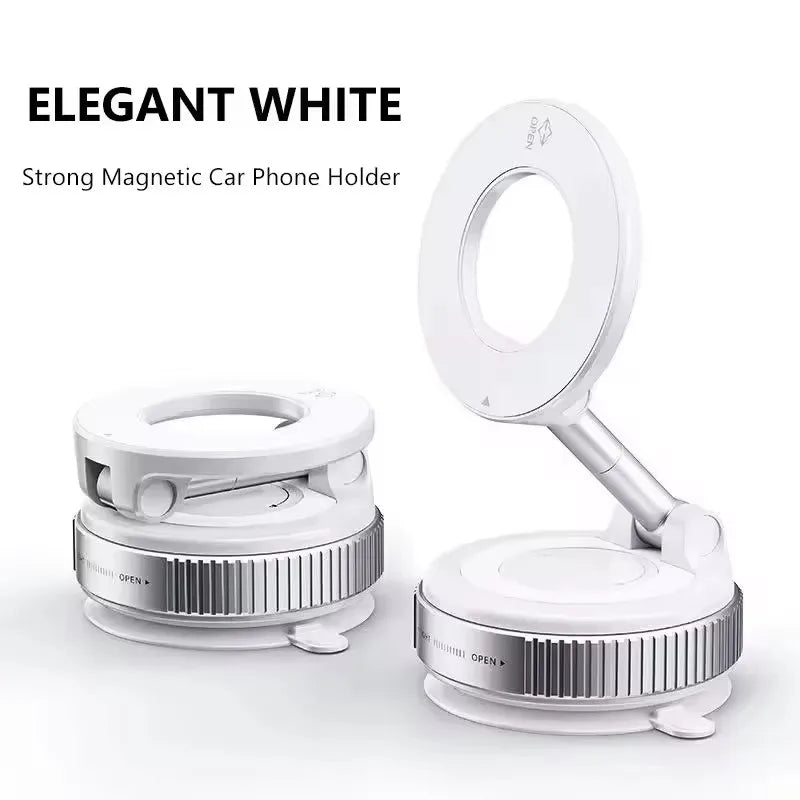 Vacuum Magnetic Car Phone Holder 360°