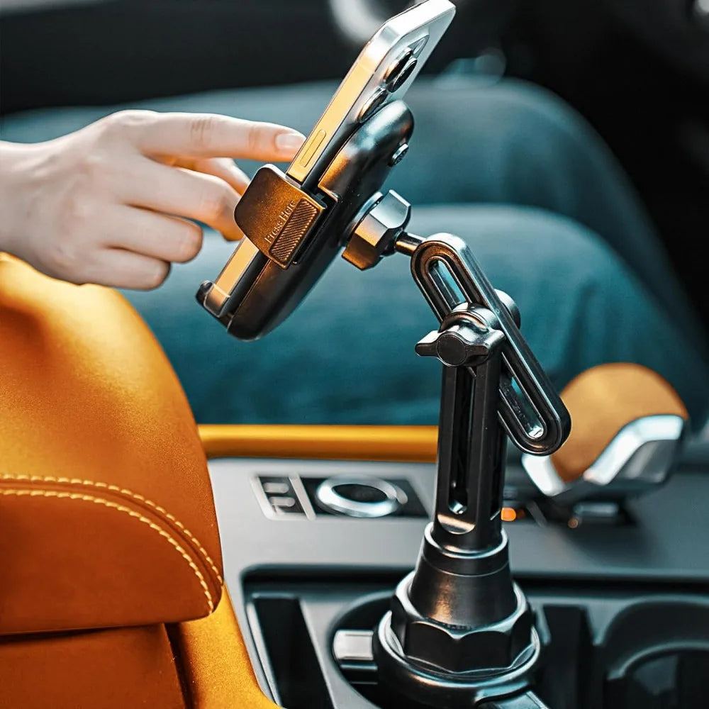 Cup Holder Car Phone Mount 360° Adjustable