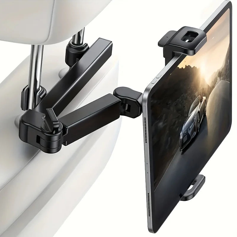 Universal Car Tablet & Phone Holder – Headrest Mount 4–13"
