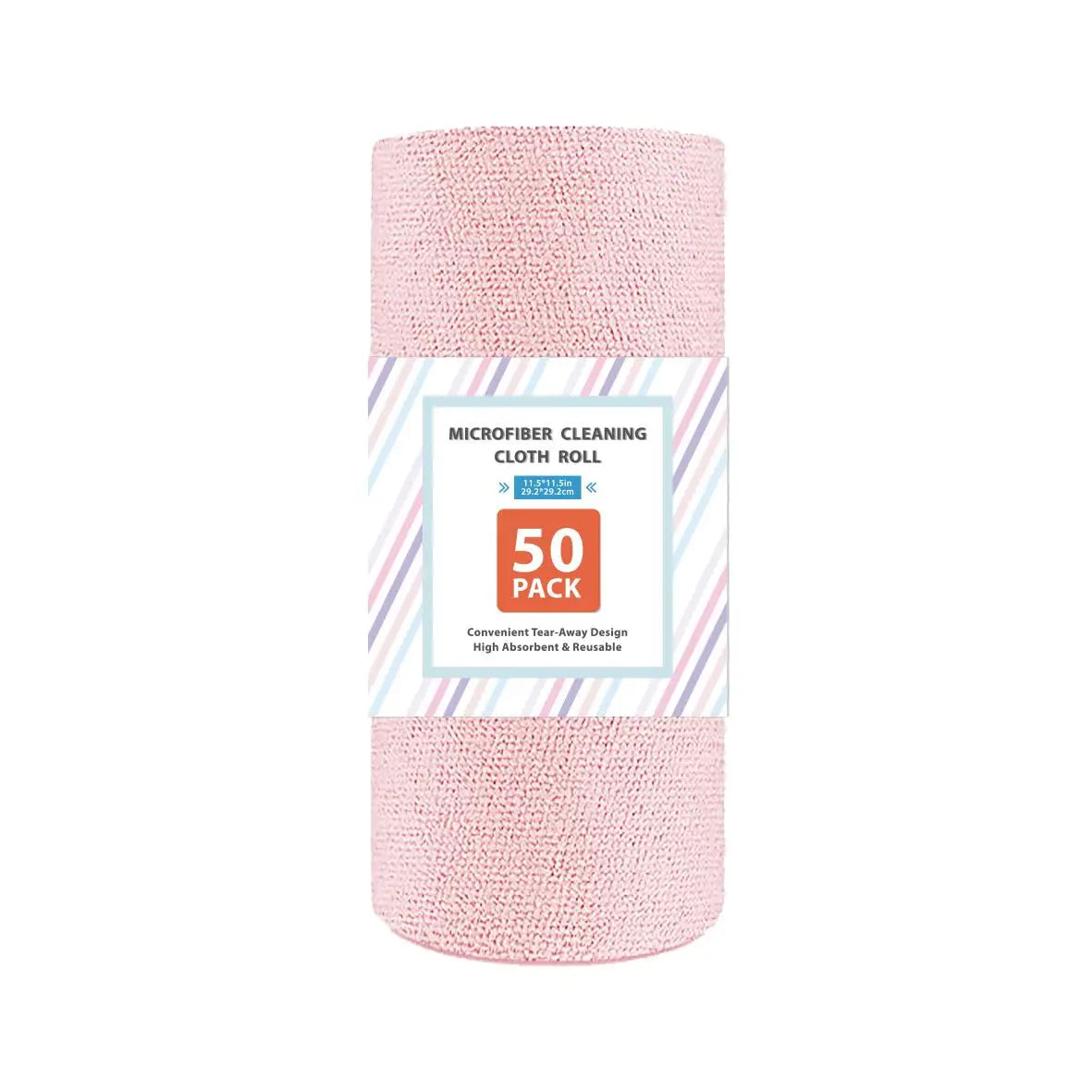 Torchons en microfibre, lot de 50, réutilisables et détachables, pour la cuisine, la maison et le garage.