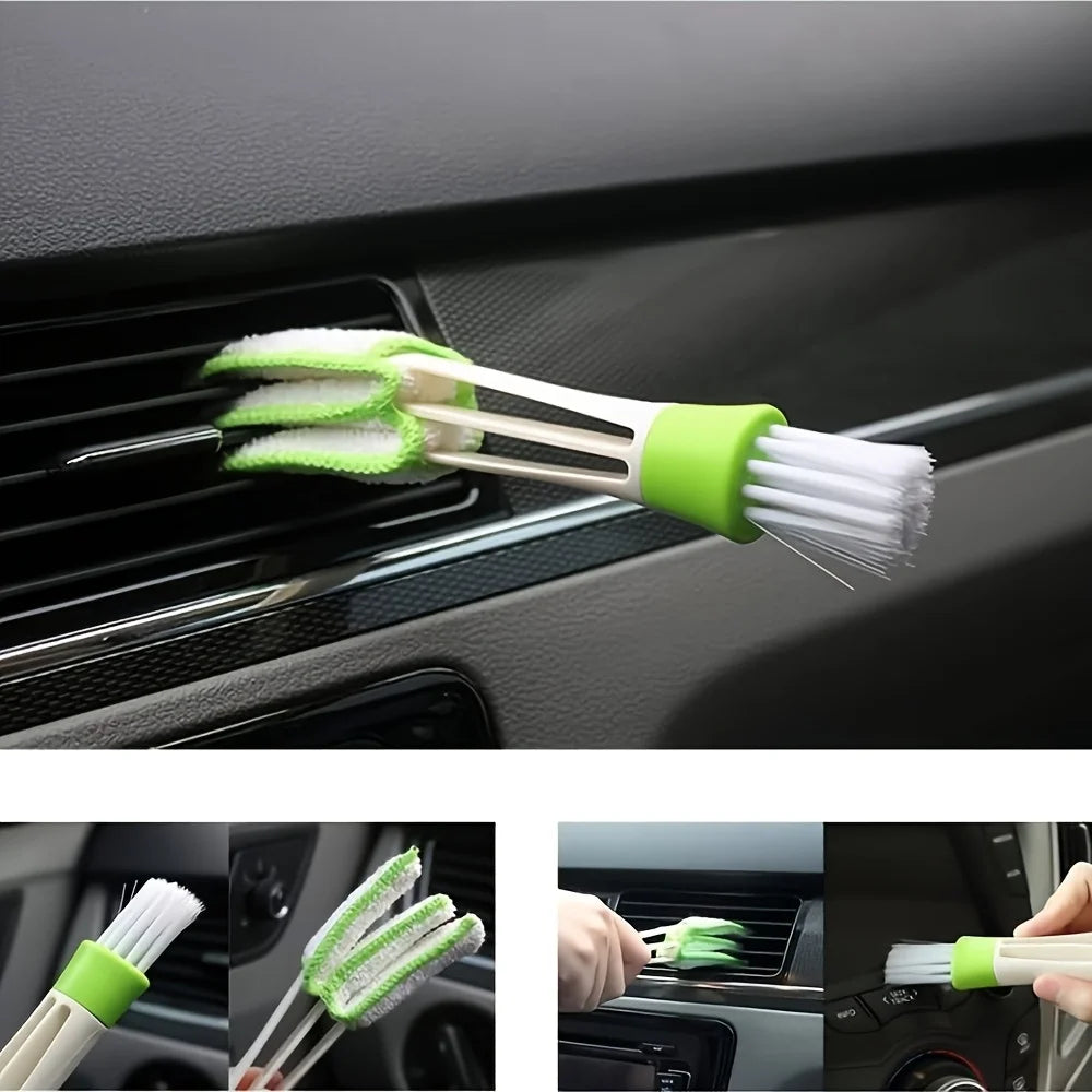 Car Detailing Brush Kit — Drill Brushes, Pads, Mitt & Storage Bag