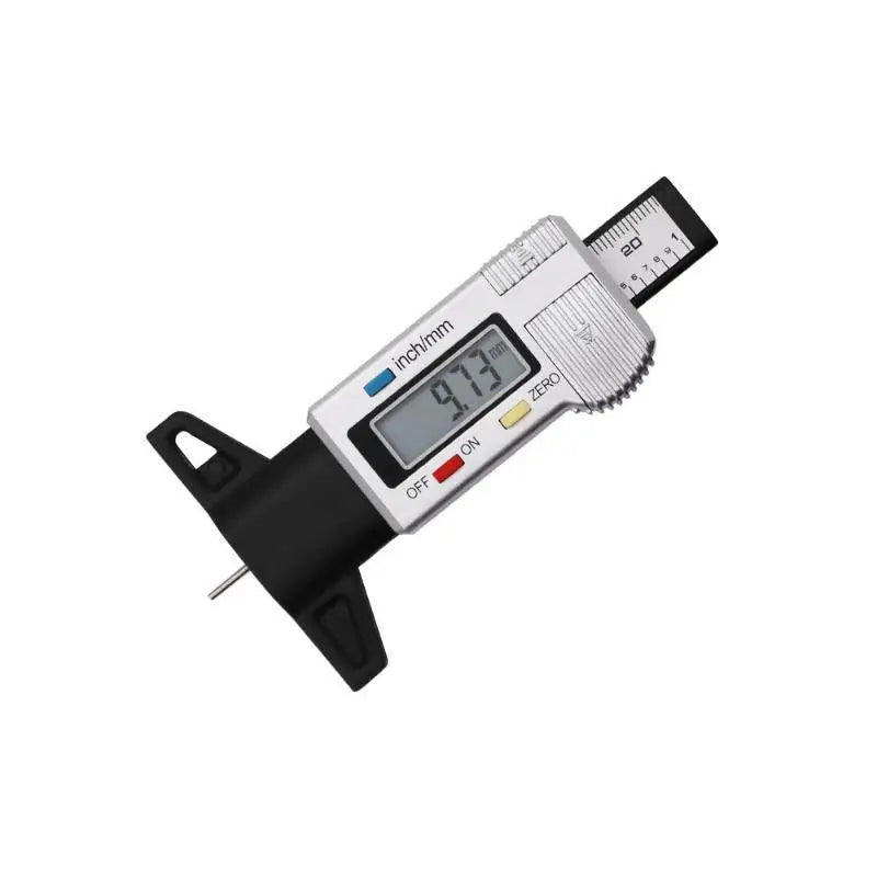 Digital Tire Tread Depth Gauge – LCD, 0.01mm Accuracy, mm/inch