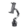 VIKEFON Car Cup Holder Phone & Tablet Mount — 360° Adjustable Long Arm