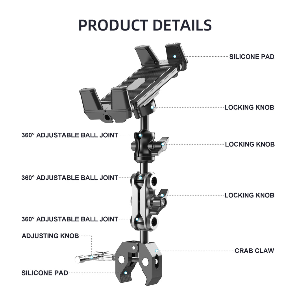 Universal Phone & Tablet Handlebar Holder