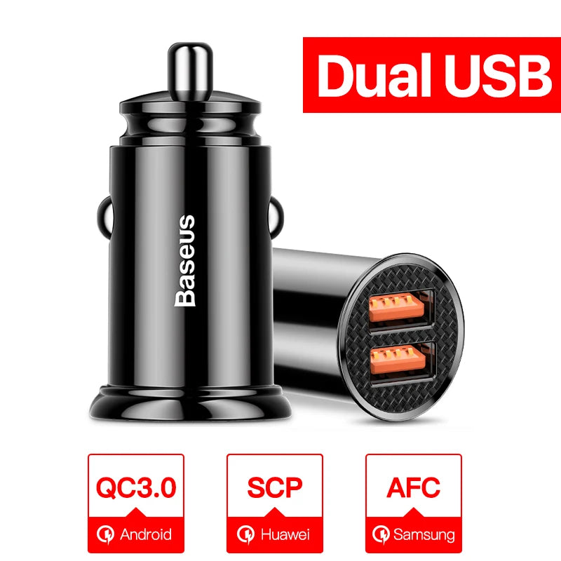 Baseus 30W QC4.0 USB Car Charger