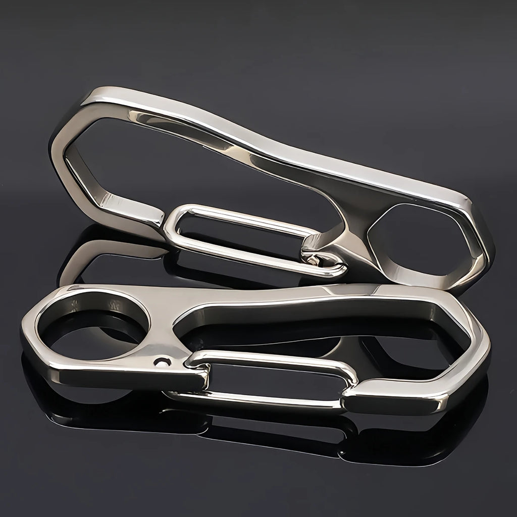 1-3PCS Stainless Steel Keychain Carabiner Lobster Clasp Buckle Outdoor Camping Spring Snap Hooks Dog Chain Key Chain Tool Clips