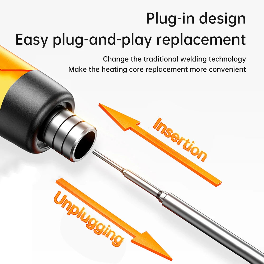 Aideepen C200S cordless soldering iron and replacement tips — product image 5