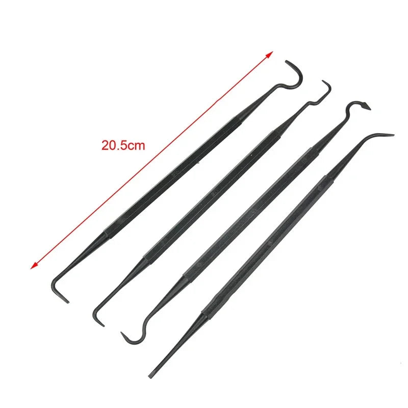 Mehrzweck-Autopflege-Set mit Drahtbürsten, 4 Nylon-Pinseln und Bürsten