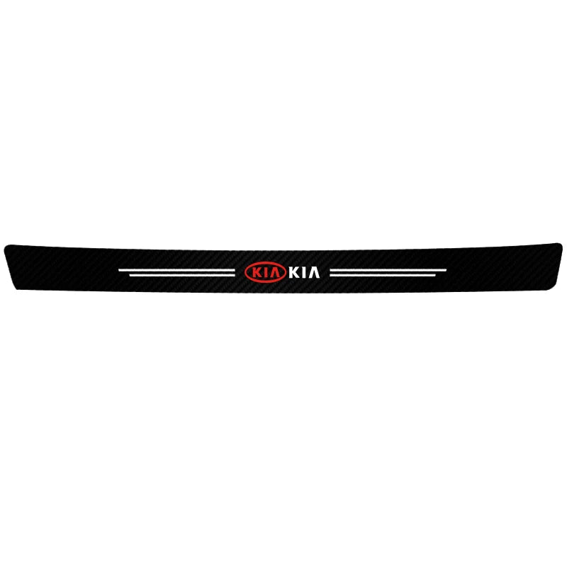 Carbon Fiber Door Sill Protector Stickers for Kia - Sportage, Seltos, Sorento, Carnival, Ceed, Rio
