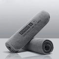 Serviette de lavage auto en microfibre, douce et absorbante, pour carrosserie, double couche, épaisse et moelleuse, idéale pour le nettoyage et le polissage.