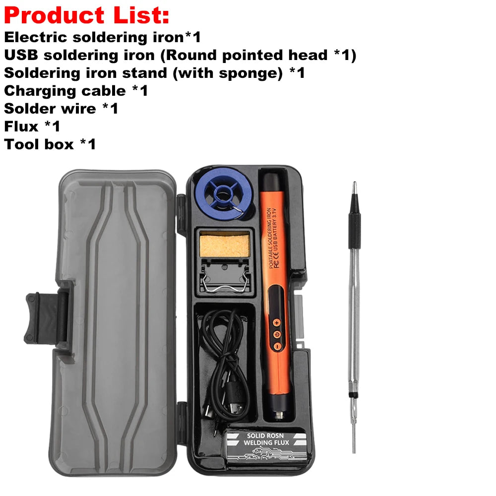 Aideepen C200S cordless soldering iron and replacement tips — product image 7