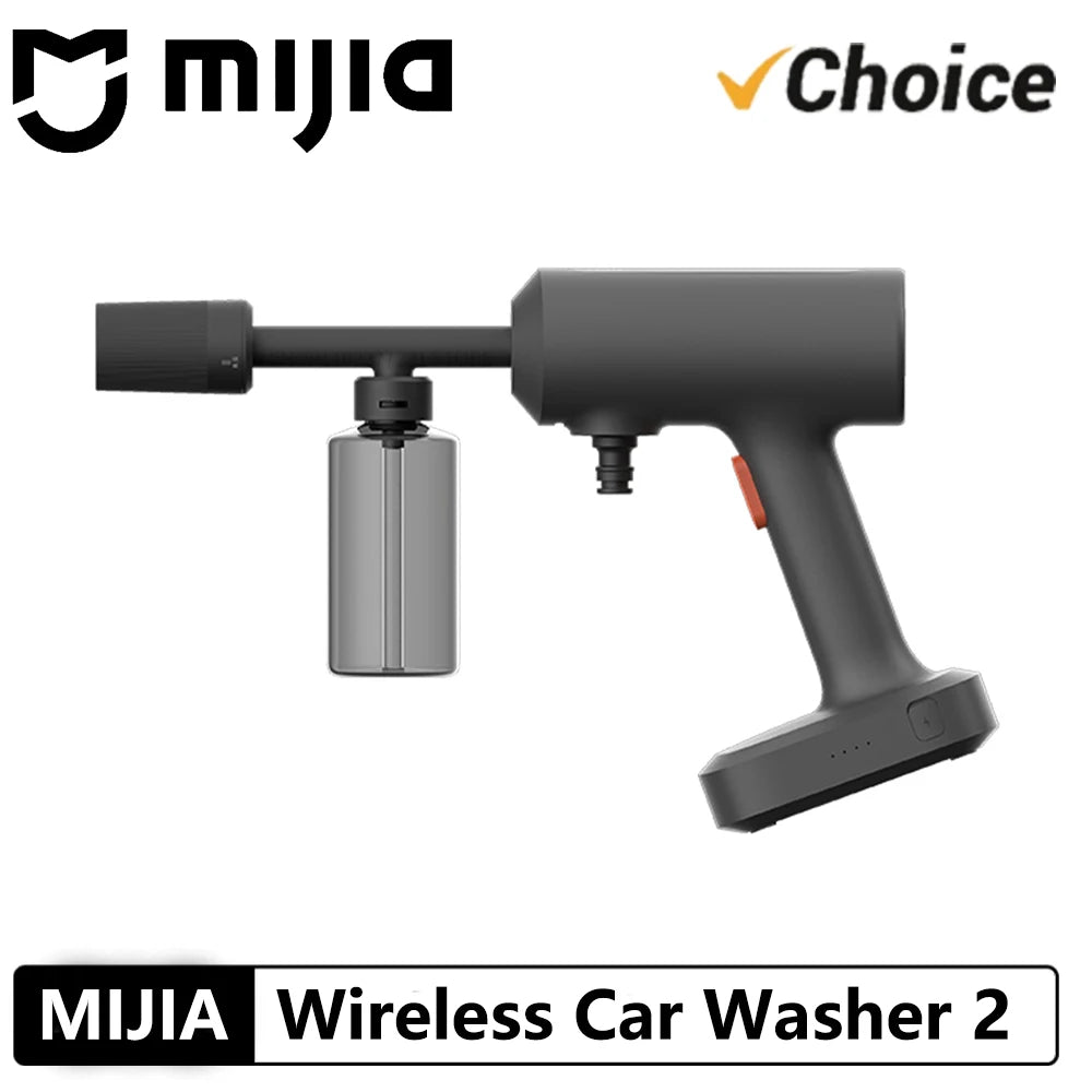 Xiaomi Mijia Wireless Car Washer 2 — 160L/h, 1.5MPa, 3 Spray Modes, 2000mAh