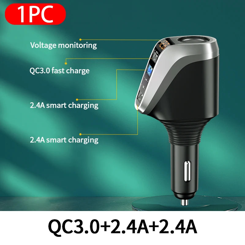 SEAMETAL multi-port 12V 24V vehicle USB charger – product image 9