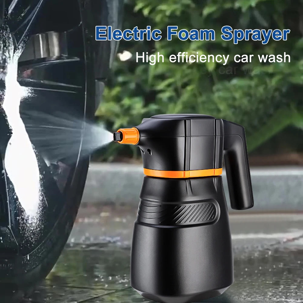 2L Electric Foam Sprayer – Car Wash Snow Cannon, Battery Powered