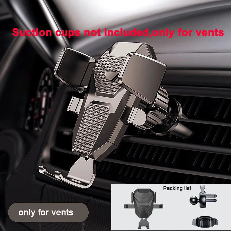Support universel à ventouse pour téléphone de voiture 2026 - Fixation à 360° sur pare-brise et tableau de bord - Compatible avec les smartphones de 4 à 7 pouces