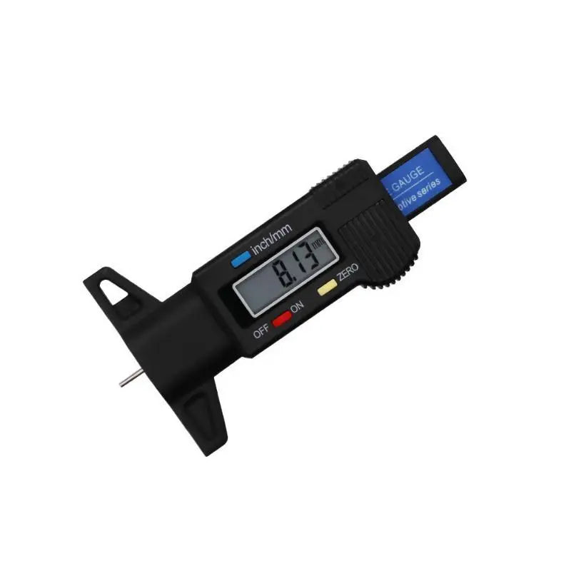 Digital Tire Tread Depth Gauge – LCD, 0.01mm Accuracy, mm/inch