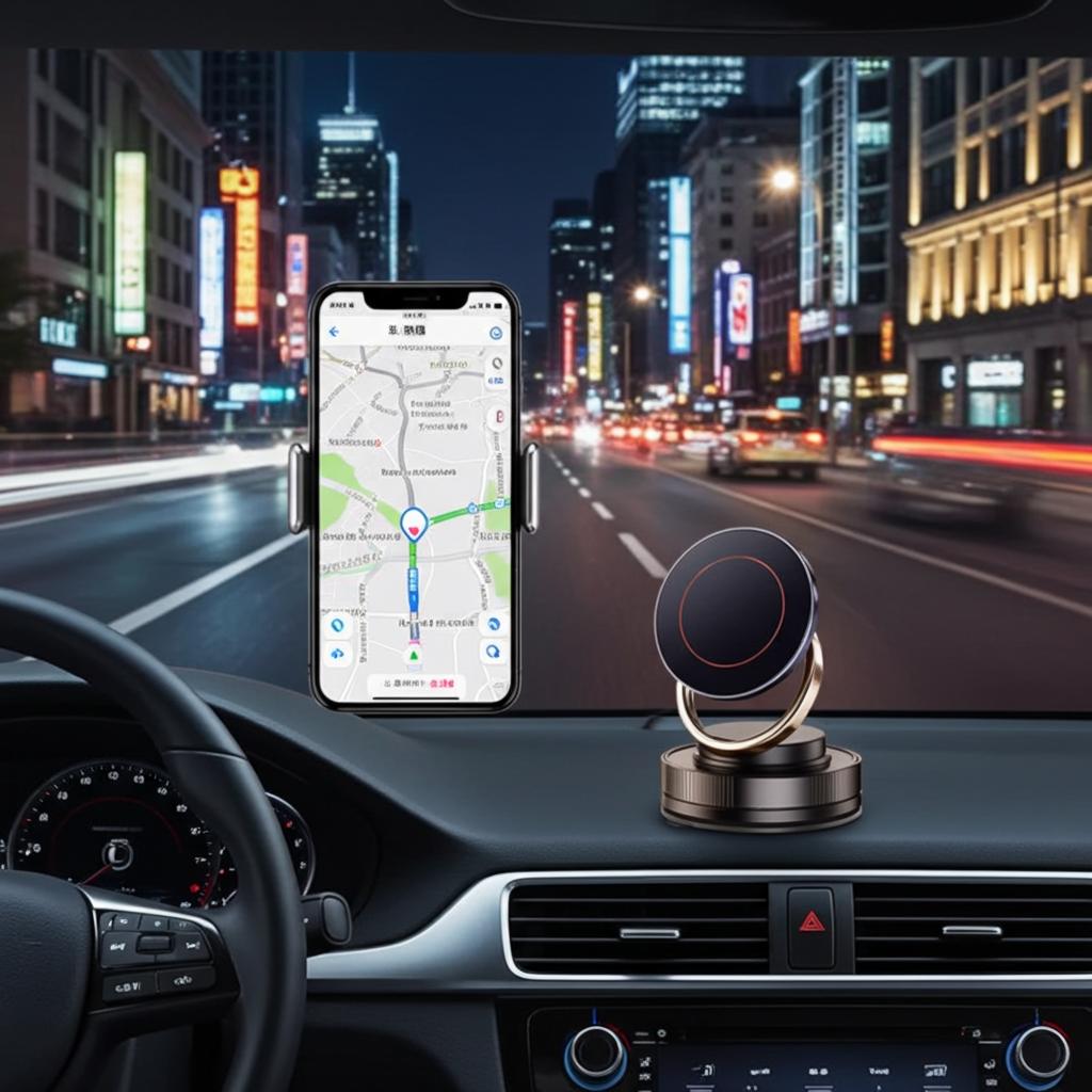 360° Rotating Magnetic Car Phone Holder